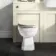 Hudson Traditional Back To Wall Toilet With Chalk White Wooden Seat