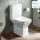 Dallas Rimless Close Coupled Toilet With Slim Soft Close Seat