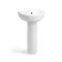 Seattle Rimless Close Coupled Toilet & Pedestal Basin Set