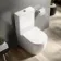 Utah Rimless Close Coupled Toilet With Premium Soft Close Slim Seat