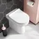 Denver Rimless Comfort Height Back To Wall Toilet With Premium Soft Close Slim Seat