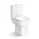 Portland Slimline 555 Depth Rimless Close Coupled Toilet With Soft Close Seat
