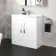 Avon Gloss White Basin Vanity 800mm