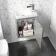 Trent Stone Grey Cloakroom Wall Hung Basin Vanity 400mm