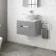 Avon Stone Grey Wall Hung Drawer Vanity with Marble Top & Oval Counter Top Basin 600mm