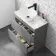 Trent Stone Grey Vanity Drawer with Marble Top & Oval Counter Top Basin 800mm