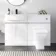 Foster Gloss White Combination Vanity Basin and Atlanta Toilet 1200mm - Left Handed