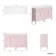 Bermuda Cashmere Pink Cabinet with Marble Top 1200mm (Excludes Counter Top Basin) - Brass Knurled Handles