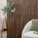 Trepanel Design® Autumn Brown Curve Acoustic Wood Wall Panels