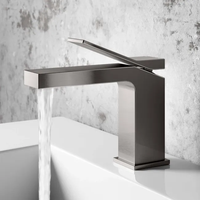 Forth Gunmetal Grey Basin Mixer Tap