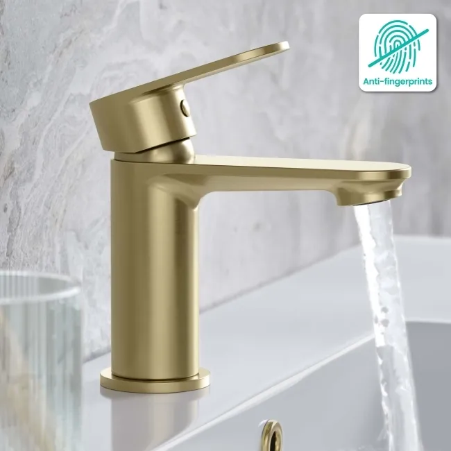 Avill Brushed Brass Basin Mixer Tap
