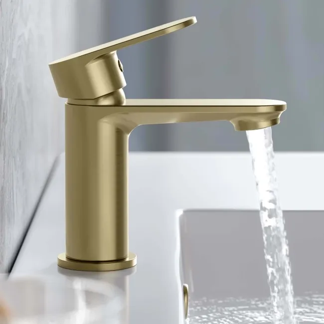 Avill Brushed Brass Basin Mixer Tap