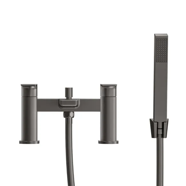 Soar Gunmetal Grey Bath Filler & Handheld Shower