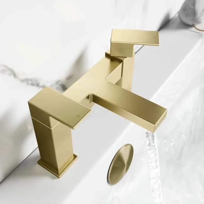 Tamar Brushed Brass Bath Filler