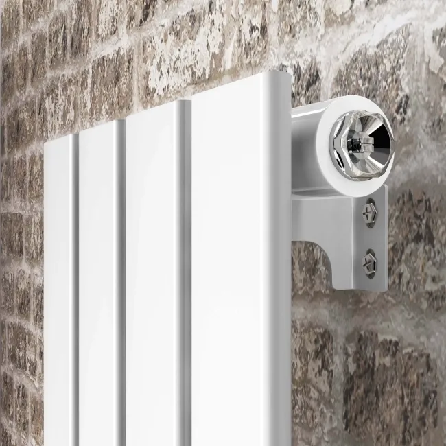 Faro White Single Flat Panel Vertical Radiator 1600x280mm