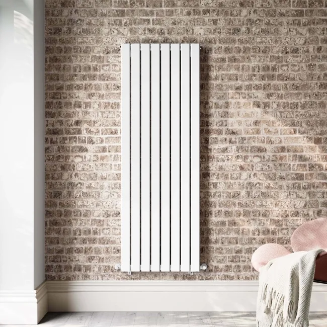 Faro White Double Flat Panel Vertical Radiator 1600x560mm