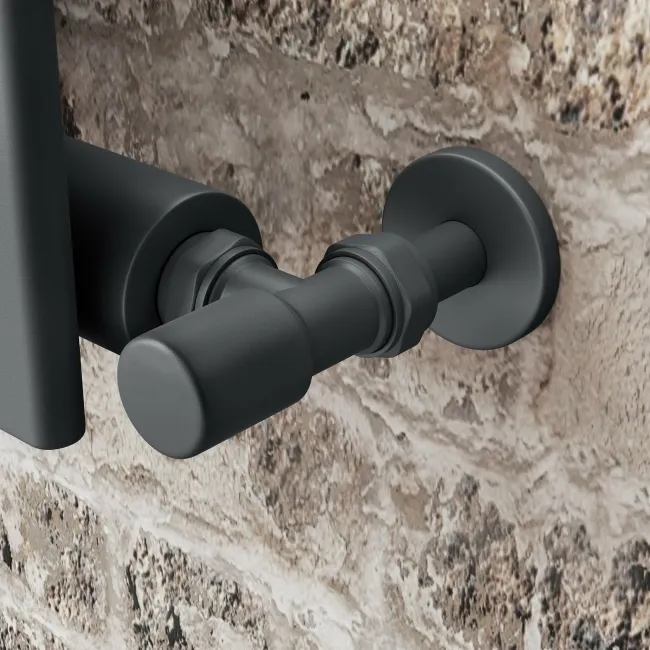 Faro Anthracite Single Flat Panel Horizontal Radiator 600x1400mm