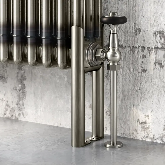 Athens Raw Metal Triple Column Horizontal Traditional Radiator 600x1010mm