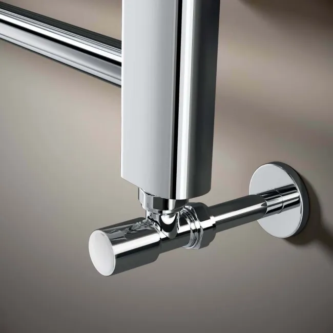 Barcelona Chrome Straight Heated Towel Rail 1200x500mm