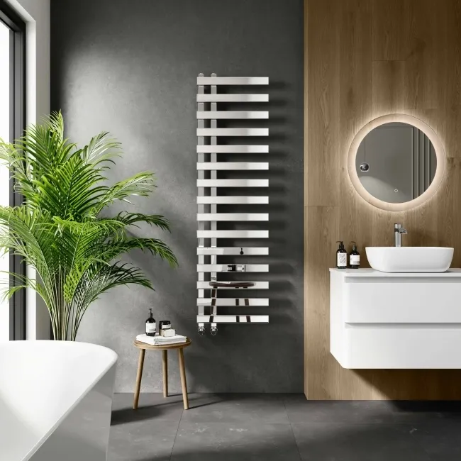 Palermo Chrome Designer Heated Towel Rail 1600x450mm