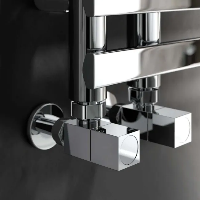 Madrid Chrome Designer Heated Towel Rail 800x450mm