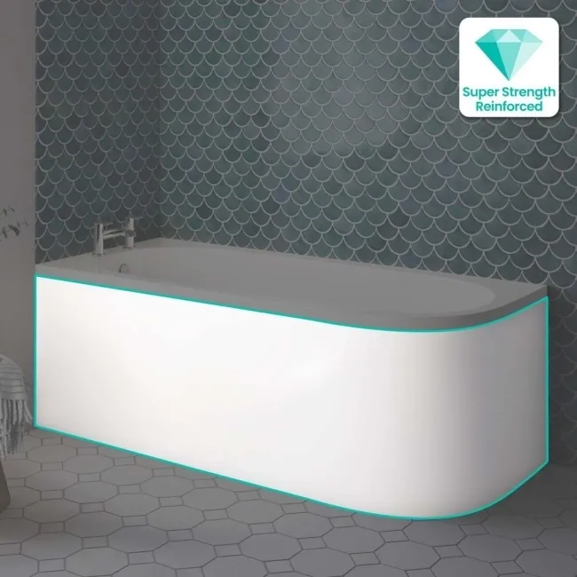 Oakham 1700 Super Strength Reinforced Space Saving Bath Panel