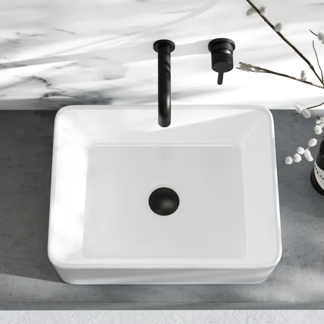 Troy Rectangular Counter Top Basin 480mm
