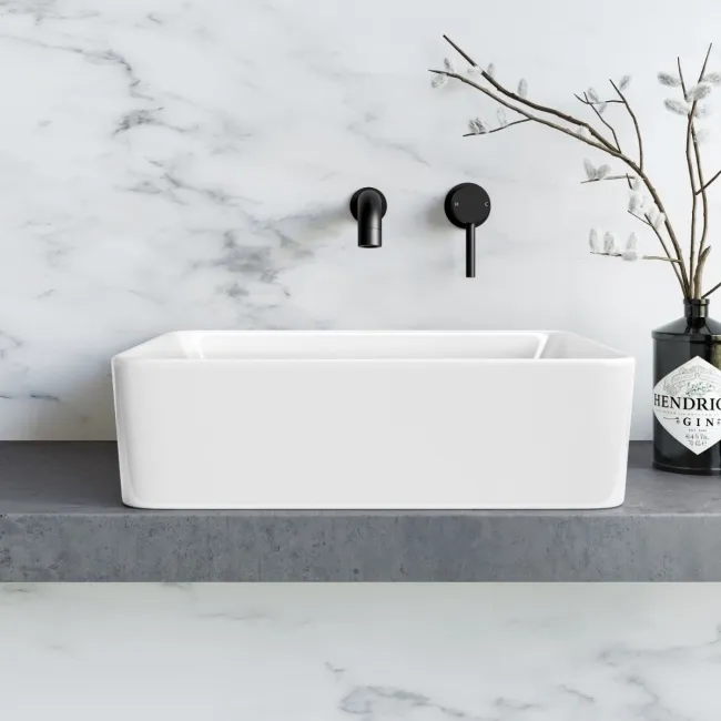 Troy Rectangular Counter Top Basin 480mm