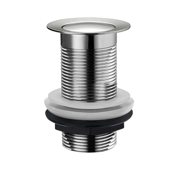 Chrome Pop Up Basin Waste - Unslotted