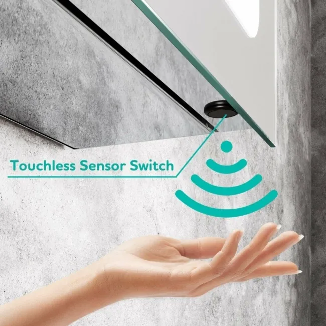 Arabella Illuminated LED Mirror Cabinet 600x600mm