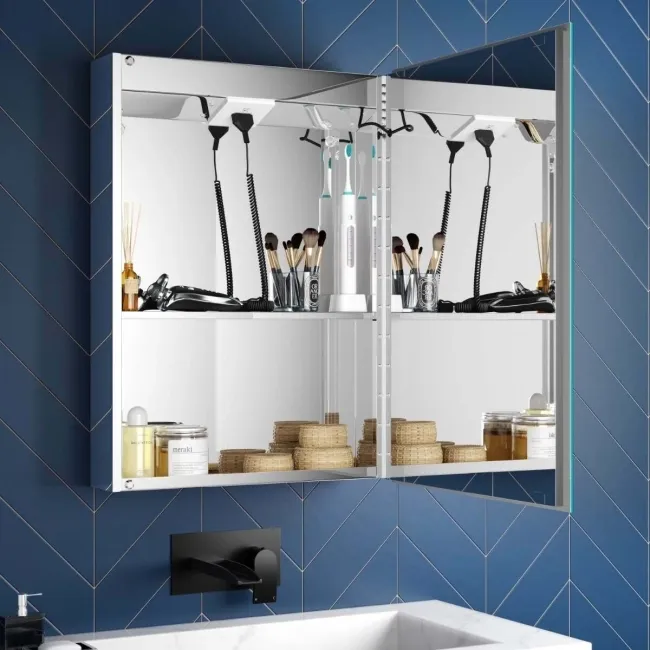 Haisley Illuminated LED Mirror Cabinet 700x500mm