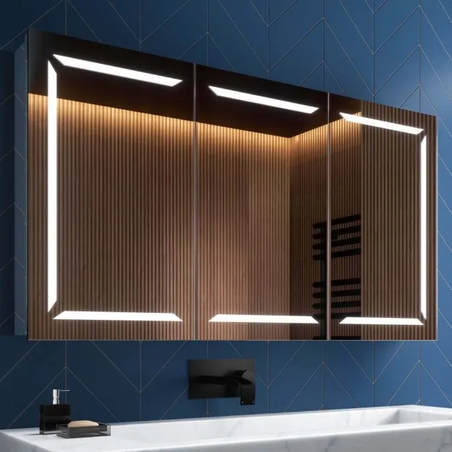 Haisley Illuminated LED Mirror Cabinet With BLUETOOTH Speaker 650x1200mm