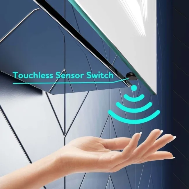 Haisley Illuminated LED Mirror Cabinet With BLUETOOTH Speaker 650x1200mm