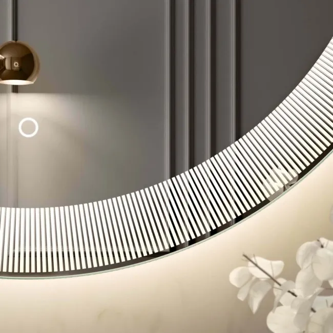 Blake Round Illuminated LED Mirror 500mm