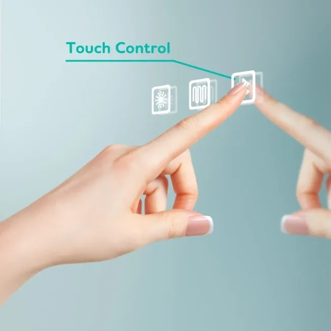 Alisha Oval Illuminated LED Mirror With BLUETOOTH Speaker 900x500mm