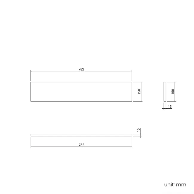 Monaco Dove Grey Filler Strip