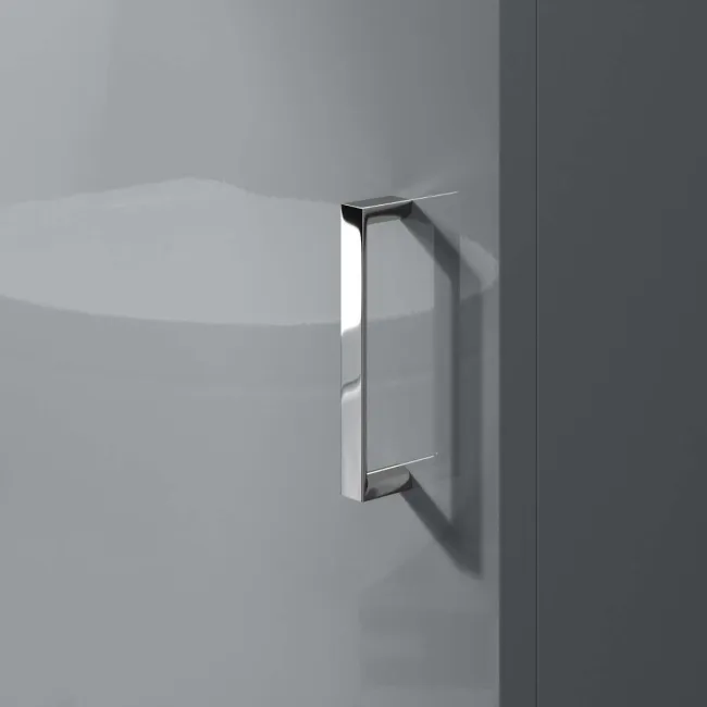 Chrome Handle for Quartz Vanity Unit