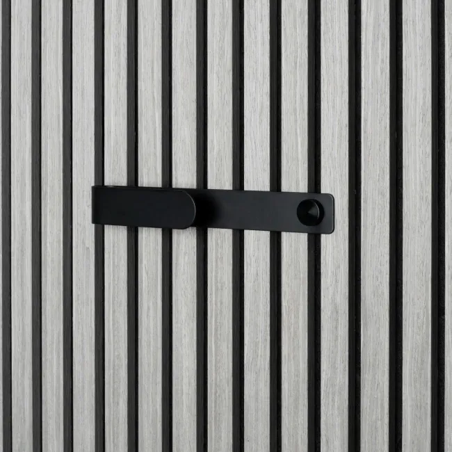 Trepanel Customise® Black Horizontal Metal Hook with Black Screw