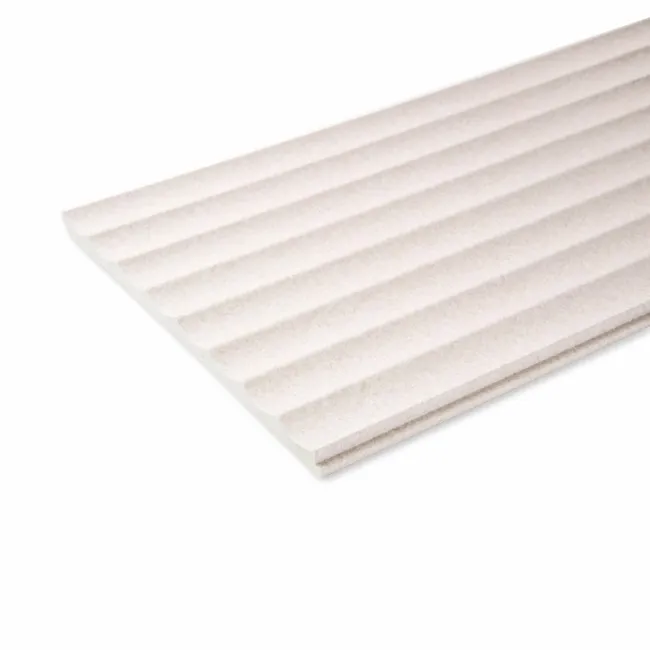 Trepanel Aqua 3D® Waterproof Ivory Stone Effect Reeded Wall Panel 3 Pack (Covers 1.80 SQM)