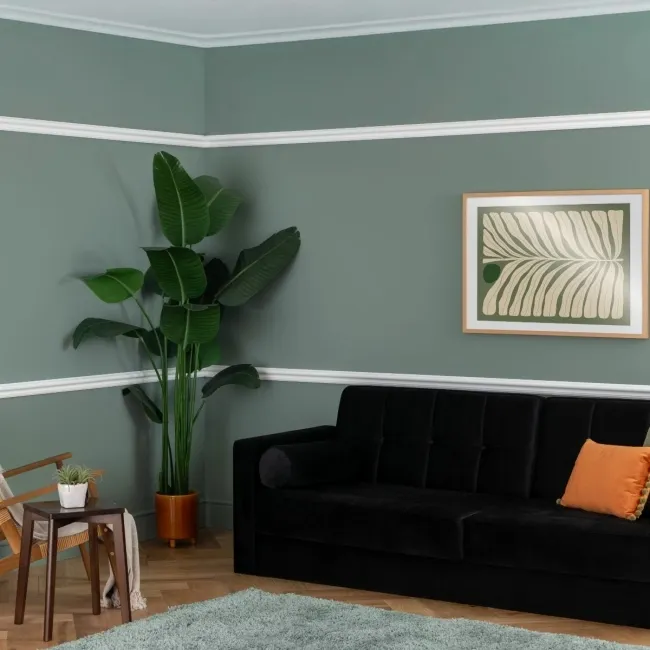 Trepanel Style® Paintable Swan Neck Moulded PS Wall Beading/Dado