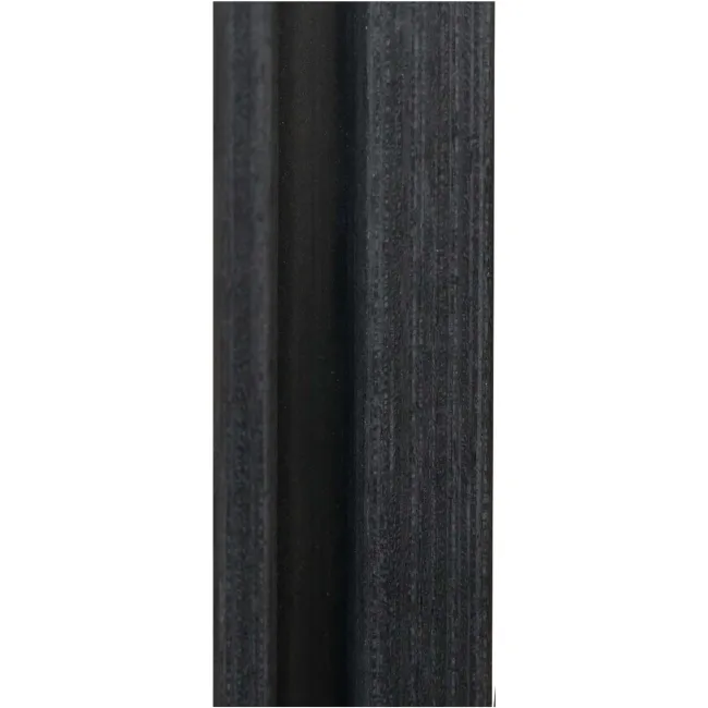 Trepanel® Black Wood Acoustic Panel Top Trim with Lighting