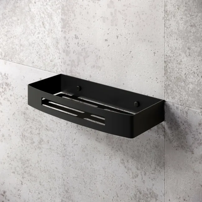 Ivy Matt Black Soap Basket