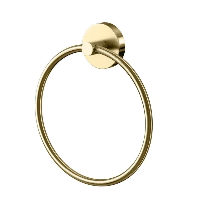 Sofia Brushed Brass Towel Ring