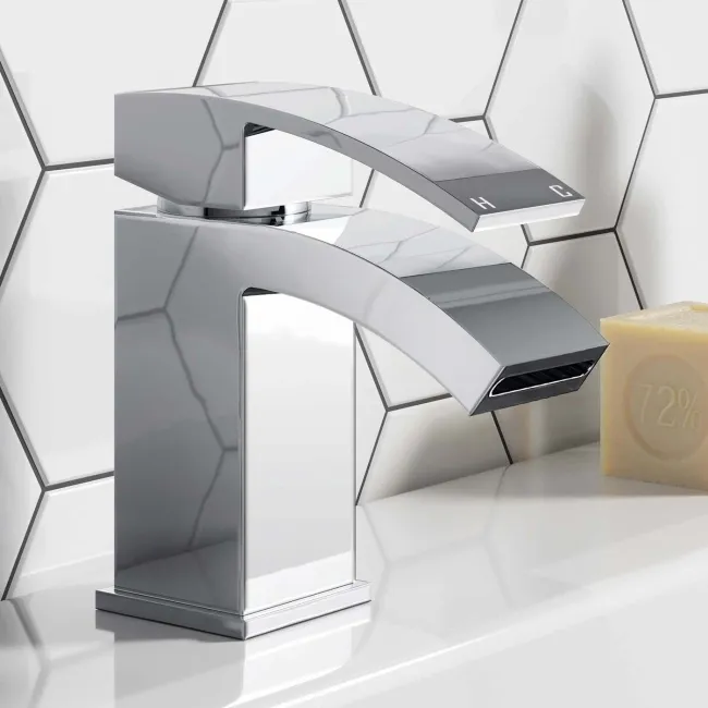 Welland Chrome Basin & Bath Mixer Tap Set