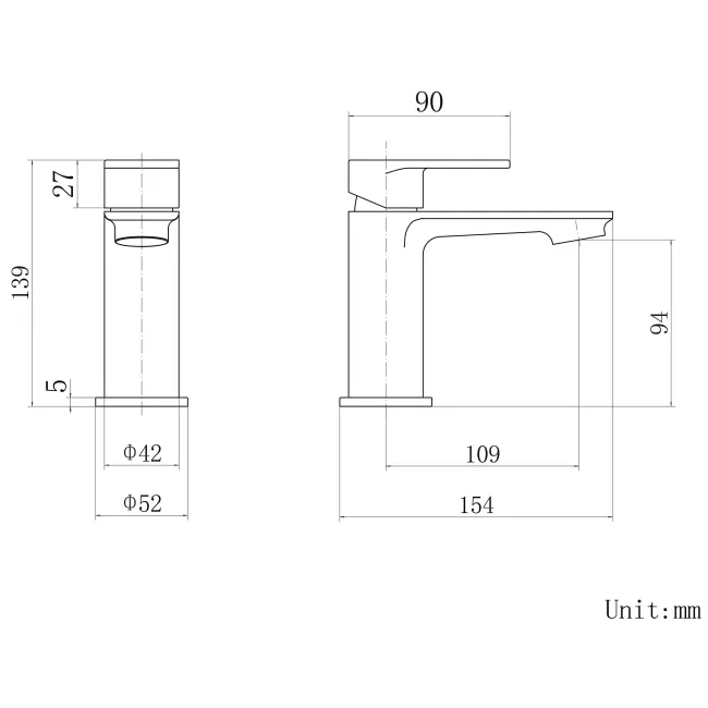 Anker Matt Black Basin & Shower Bath Mixer Tap Set