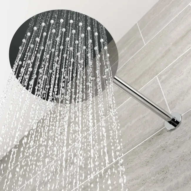 Ballina Premium Chrome Round Thermostatic Shower Set - 200mm Head