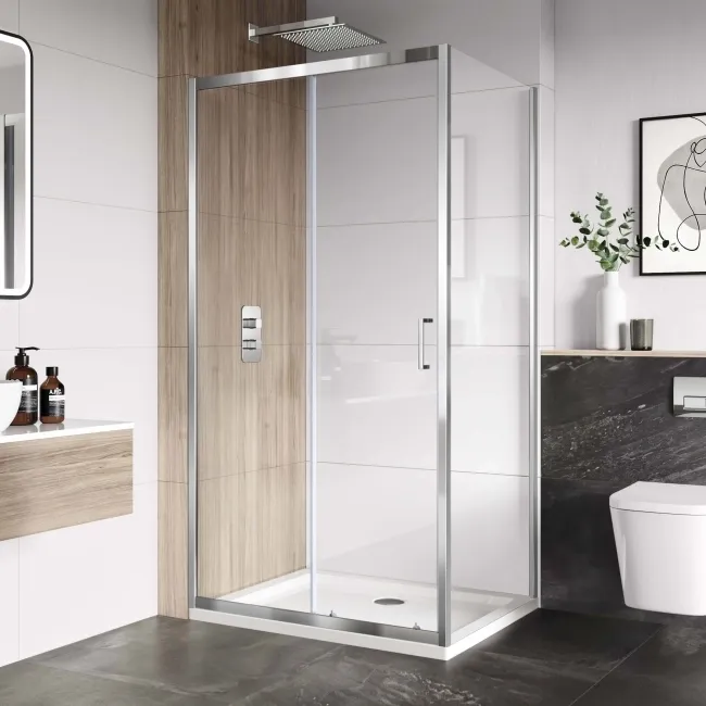 London 6mm Sliding Shower Enclosure 1100x800mm