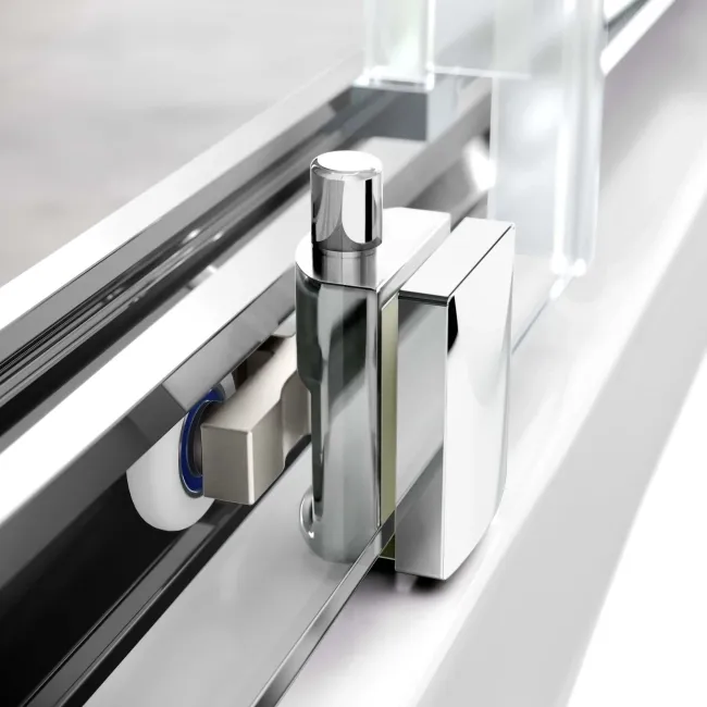 Hamburg Easy Clean 8mm Sliding Shower Enclosure 1000x800mm - Easy Fix Feature