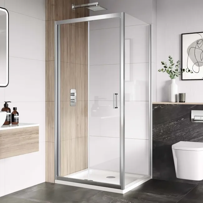 London 6mm Bifold Shower Enclosure 900x700mm