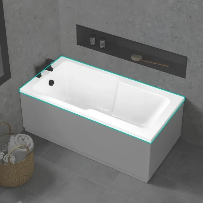 Dover 1500x750 Keyhole Single Ended Bath